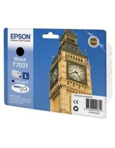 Epson C13T70314010 - Cartucho de tinta para Epson WP 4015/4025, 1200 páginas/24 ml, Negro: EPSON: Kiwiku.com: Oficina y papeler