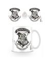 Pyramid International Taza Desayuno Harry Potter Escudo Hogwarts Negro