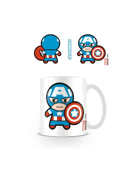 pyramid_international_taza_desayuno_capitán_américa_kawaii_5050574236027_oferta