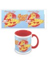 Pyramid International Taza Color Interno Roja Stanger Things 4 Surfer Boy Pizza
