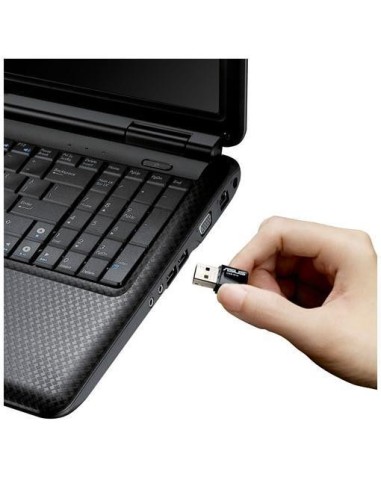 Asus USB-N10 - Adaptador de red USB, negro: Asustek: Kiwiku.com: Informática