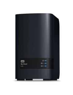 WD My Cloud EX2 4TB - Almacenamiento en la nube personal, Unidad NAS (2-Bay, incluye discos duros WD Red, procesador de 1.2 GHz