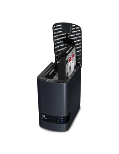 WD My Cloud EX2 4TB - Almacenamiento en la nube personal, Unidad NAS (2-Bay, incluye discos duros WD Red, procesador de 1.2 GHz