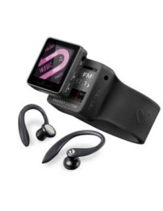 Energy Sistem Sport 2508 - Reproductor MP4 con auriculares deportivos (8 GB, brazalete y radio FM) deep black: Kiwiku.com: Elec