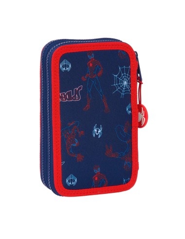 safta_plumier_doble_pequeño_28_unidades_spider-man_"neon"_8412688547890_novedad