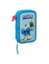 Safta Plumier Doble Pequeño 28 Unidades los Pitufos