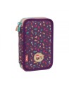 Plumier 2 Pisos Con Contenido Super Chefs, Morado Milan 081264chbr