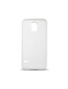 Carcasa ksix fusion transparente con borde tpu para galaxy s5 g900 blanca