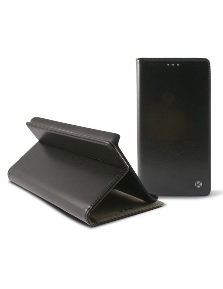 Kiwiku.com: Ksix B8977FU20 - Funda folio con función soporte para Alcatel Pop C3, negro - Electrónica
