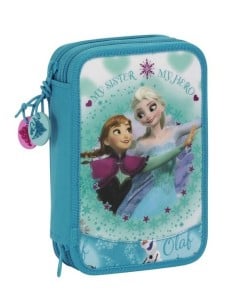 Frozen - Plumier doble, 34 piezas (Safta 411538054): Kiwiku.com: Juguetes y juegos