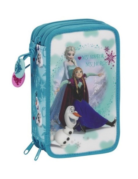 Frozen - Plumier triple, 41 piezas (Safta 411538057): Kiwiku.com: Juguetes y juegos