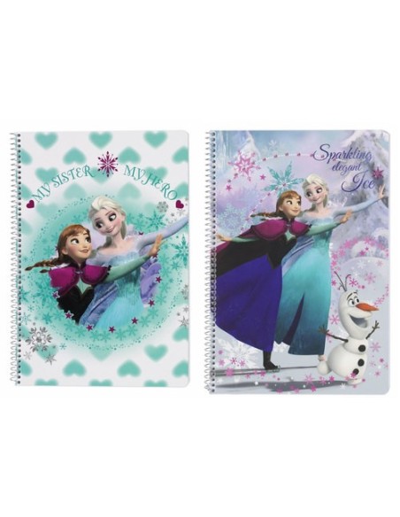Frozen - Libreta folio de tapa dura, 80 hojas (Safta 511538066): Kiwiku.com: Juguetes y juegos
