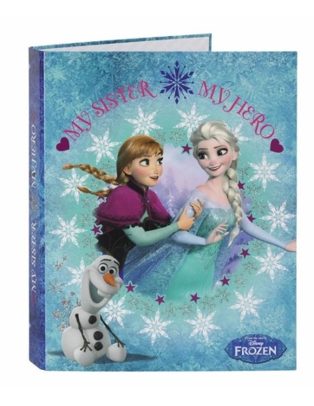 Frozen - Carpeta de cartón de 4 anillas (Safta 511538067): Kiwiku.com: Juguetes y juegos