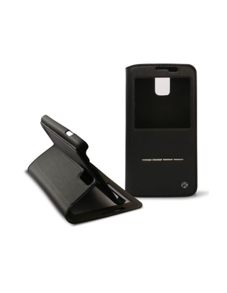 Ksix B8525FU22 - Funda con ventana y función de responder para Samsung Galaxy S5 G900, negro - Electrónica - Kiwiku.com