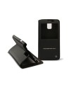 Funda folio ksix con ventana y funcion responder para galaxy s5 g900 standing negra