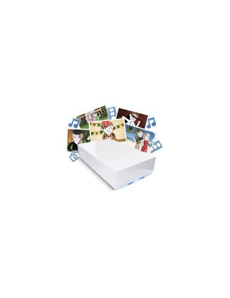LaCie CloudBox 2TB - Unidad RAID (2000 GB, 60 MB/s, 1 GHz, 0,25 GB, 10, 100, 1000 Mbit/s, Color blanco): Kiwiku.com: Informátic