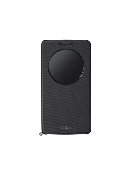 LG G030G3ST1 - Funda con ventana para G3 s, negro: Kiwiku.com: Electrónica