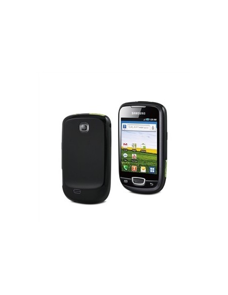 Muvit MUSKI0009 - Funda minigel para Samsung Galaxy Mini S5570, negro - Electrónica - Kiwiku.com