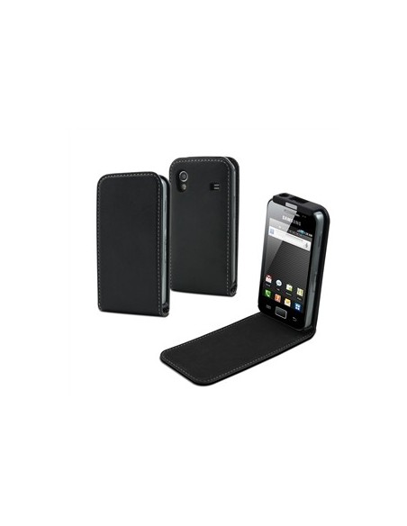 Kiwiku.com: Muvit MUSLI0007 - Funda slim + protector de pantalla para Samsung S5830 Ace, negro - Electrónica