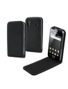 Funda piel slim samsung galaxy ace s5830 negra