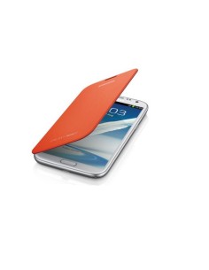 Kiwiku.com: Samsung EFC-1J9FSEGSTD - Funda de piel sintética para Samsung Galaxy Note II - Electrónica