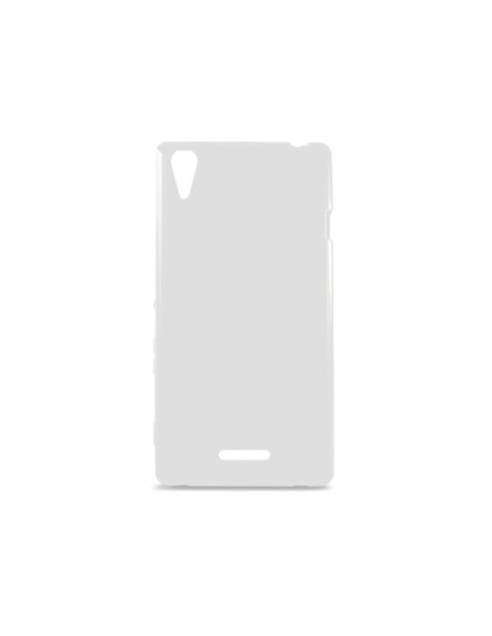 Ksix B3456FTP02 - Funda flex TPU para Sony Xperia T3, translucida blanco - Electrónica - Kiwiku.com