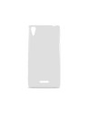 Funda flex ksix tpu para xperia t3 translucida blanca