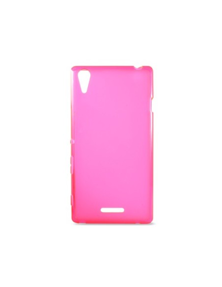 Ksix B3456FTP03 - Funda flex TPU para Sony Xperia T3, translucida rosa: Kiwiku.com: Electrónica