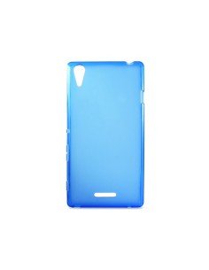 Kiwiku.com: Ksix B3456FTP05 - Funda flex TPU para Sony Xperia T3, translucida azul - Electrónica