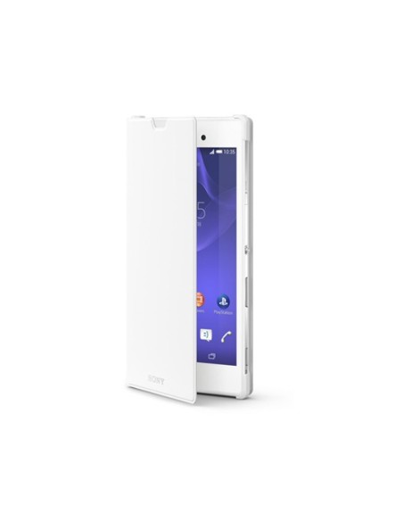 Sony O3SCR16B - Funda con función soporte para Sony Xperia T3, blanco: Kiwiku.com: Electrónica