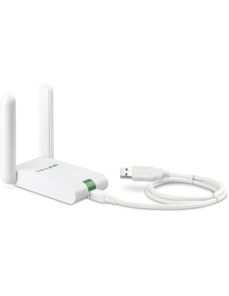 TP-LINK TL-WN822N - Adaptador USB inalámbrico de alta sensibilidad (N300, Dos antenas externas, Cable de extensión USB): TP-LIN