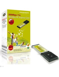 Conceptronic C300EXC - Tarjeta de red inalámbrica (11N, 300 Mbps): CONCEPTRONIC: Kiwiku.com: Informática