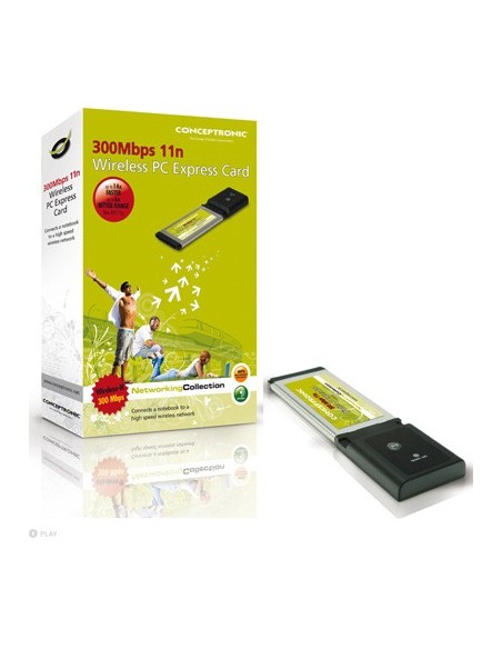 Conceptronic C300EXC - Tarjeta de red inalámbrica (11N, 300 Mbps): CONCEPTRONIC: Kiwiku.com: Informática