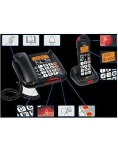Topcom Sologic B901 Combo - Teléfono Fijo Inalámbrico0: Topcom: Kiwiku.com: Electrónica