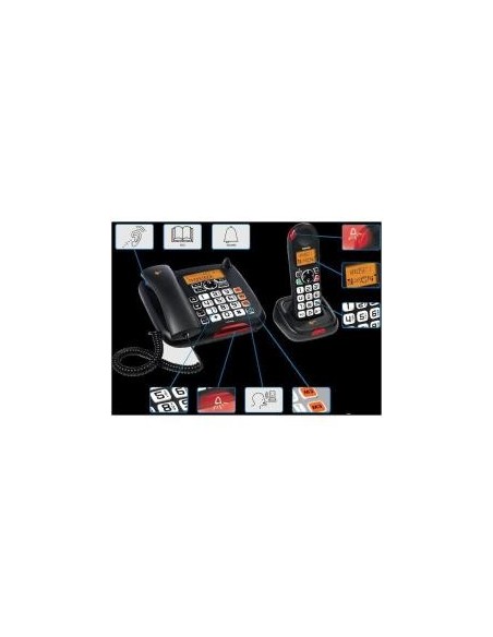 Topcom Sologic B901 Combo - Teléfono Fijo Inalámbrico0: Topcom: Kiwiku.com: Electrónica
