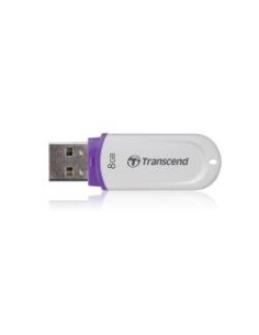 Transcend JetFlash 330 - Memoria USB de 8 GB, color morado: Kiwiku.com: Informática