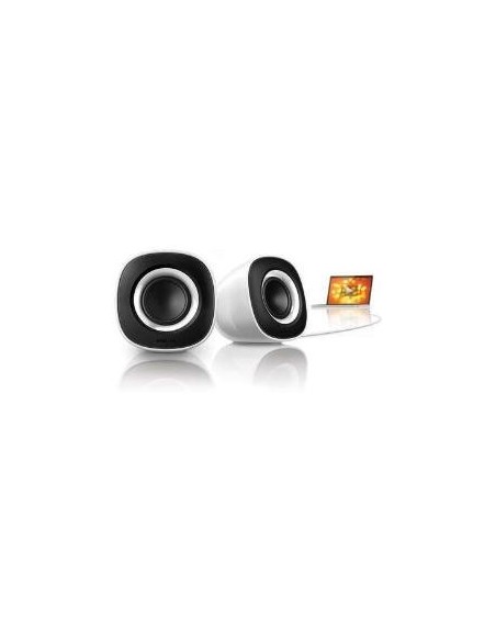 Philips SPA2201/10 - Altavoces de ordenador (Estéreo), blanco: Philips: Kiwiku.com: Informática