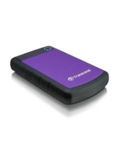 Transcend StoreJet 25H3 - Disco duro externo de 1 TB (ultra resistente de grado militar, 2.5, USB 3.0), morado: TRANSCEND: Kiwi