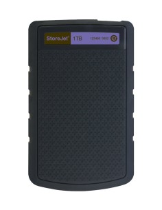 Transcend StoreJet 25H3 - Disco duro externo de 1 TB (ultra resistente de grado militar, 2.5, USB 3.0), morado: TRANSCEND: Kiwi 2