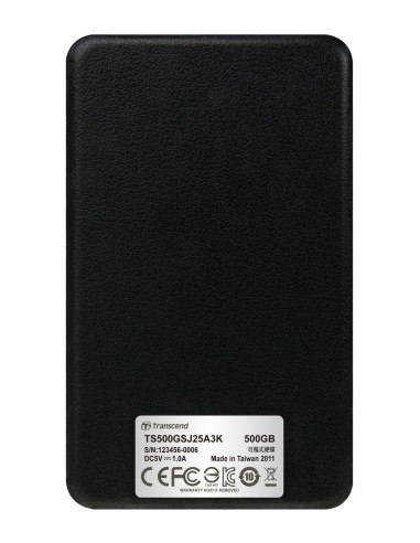 Transcend StoreJet 25A3 - Disco duro USB 3.0 de 500 GB: Kiwiku.com: Informática