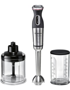 Bosch MaxoMixx - Batidora de mano, 750 W, cúpula con 4 cuchillas, acero inoxidable: Kiwiku.com: Hogar