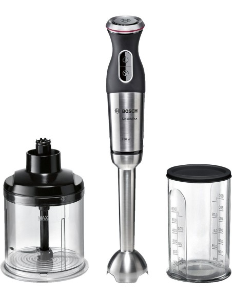 Bosch MaxoMixx - Batidora de mano, 750 W, cúpula con 4 cuchillas, acero inoxidable: Kiwiku.com: Hogar