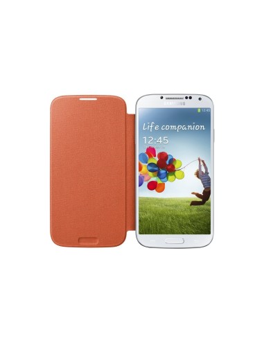 Samsung EF-FI950BOEGWW - Funda con tapa para Samsung Galaxy S4, naranja - Electrónica - Kiwiku.com