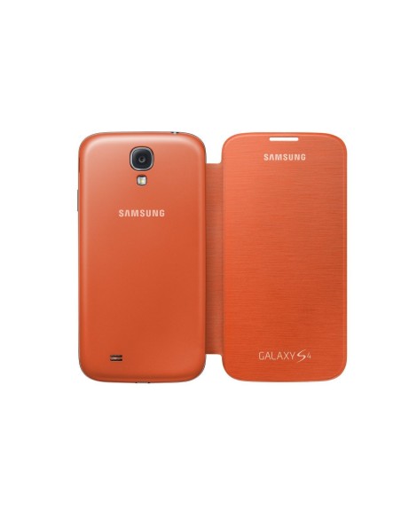 Samsung EF-FI950BOEGWW - Funda con tapa para Samsung Galaxy S4, naranja - Electrónica - Kiwiku.com