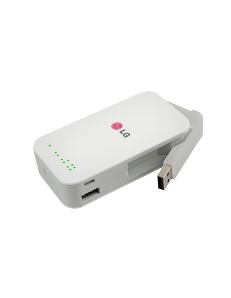 LG BP405WB - Batería portátil para móvil (Li-Ion 5200 mAh), blanco: Kiwiku.com: Electrónica