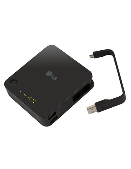 LG BP410BB - Batería portátil para móvil (Li-Ion 10400 mAh), negro - Electrónica - Kiwiku.com