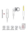 Celly mono35w - auriculares monoaural, color blanco 3.5mm