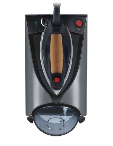 Bosch Sensixx B35L - Centro de planchado, 2400 W, presión de 5 bares, super vapor 150 g, sistema antical, depósito de agua extr