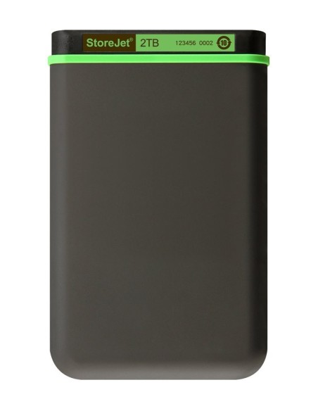 Transcend StoreJet 25M3 - Disco duro externo de 2 TB (ultra resistente de grado militar, 2.5, USB 3.0), verde: TRANSCEND: Kiwik