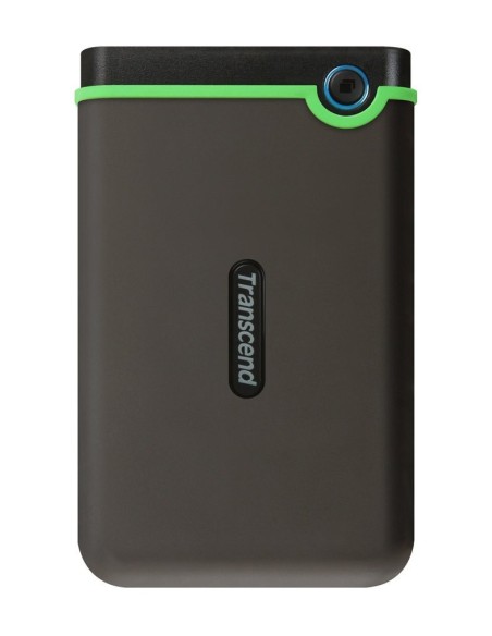 Transcend StoreJet 25M3 - Disco duro externo de 2 TB (ultra resistente de grado militar, 2.5, USB 3.0), verde: TRANSCEND: Kiwik